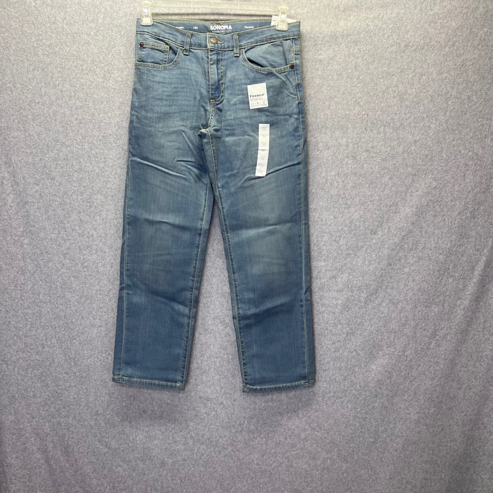 Sonoma Flexwear Kids‎ Straight Leg Jeans Light Wash Size 12H husky 12